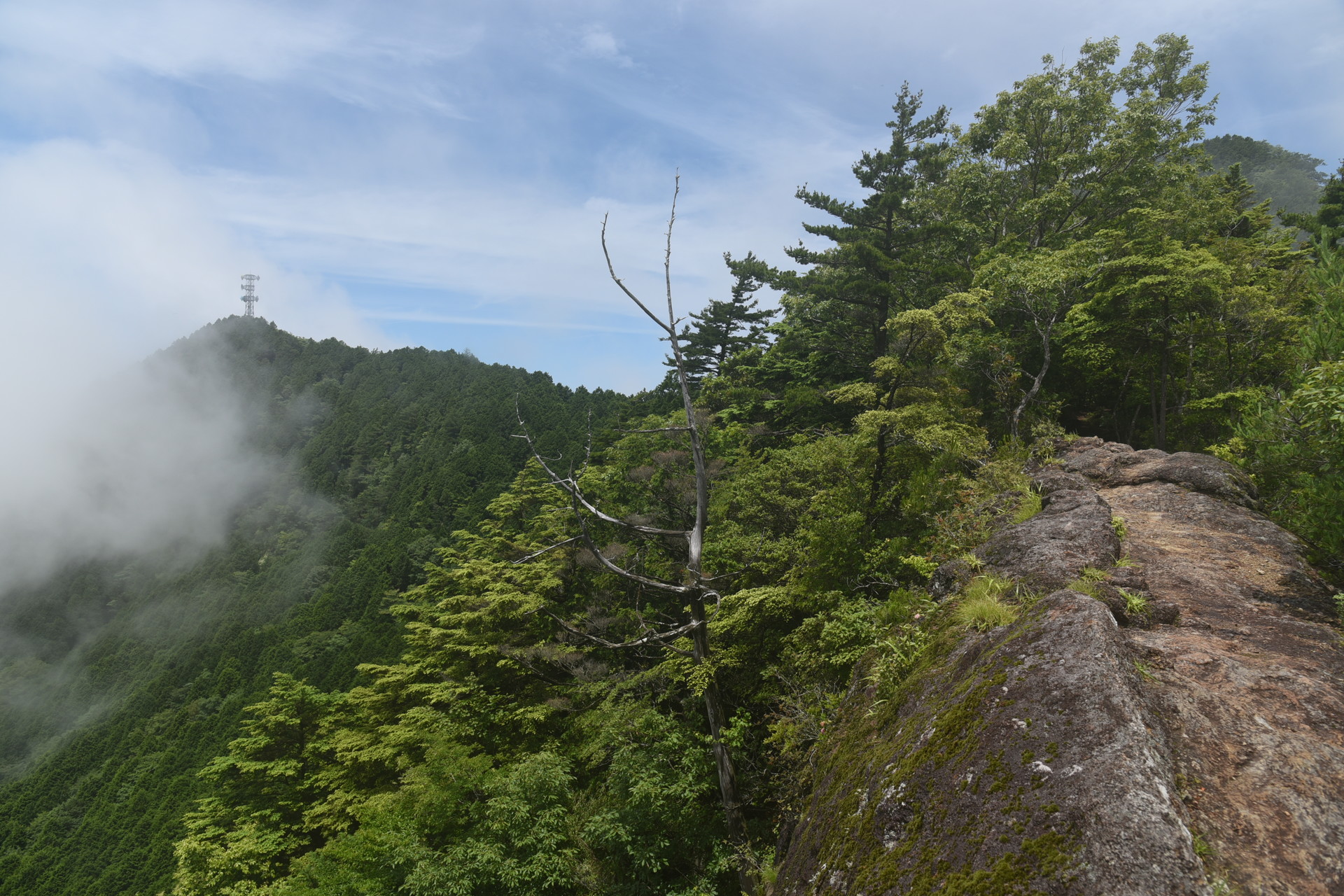 明神山（三ツ瀬明神山） 天気予報通り晴れてきました！(^^♪