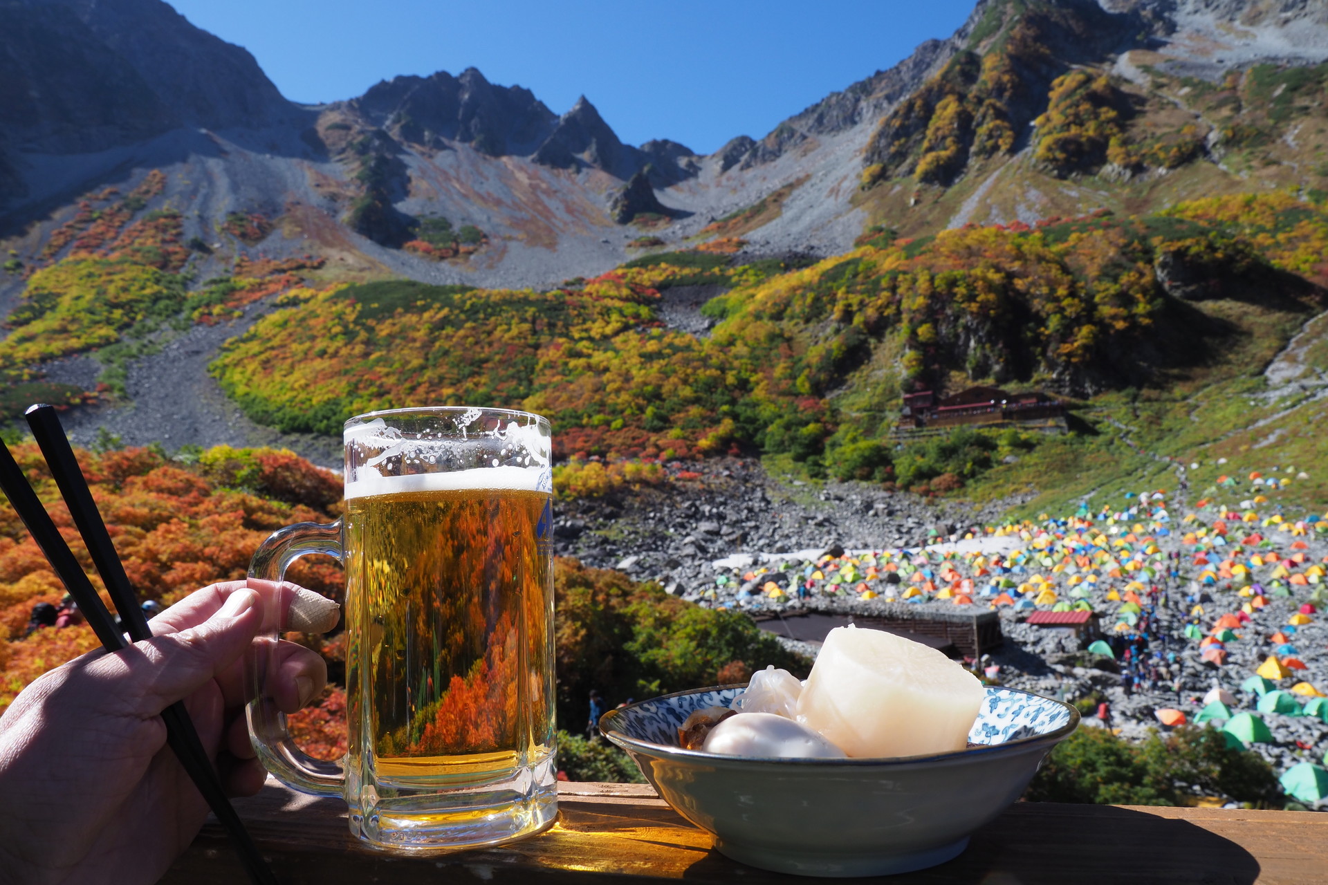 北アルプス 紅葉の涸沢 奥穂高岳 Omratさんの槍ヶ岳 穂高岳 上高地の活動データ Yamap ヤマップ