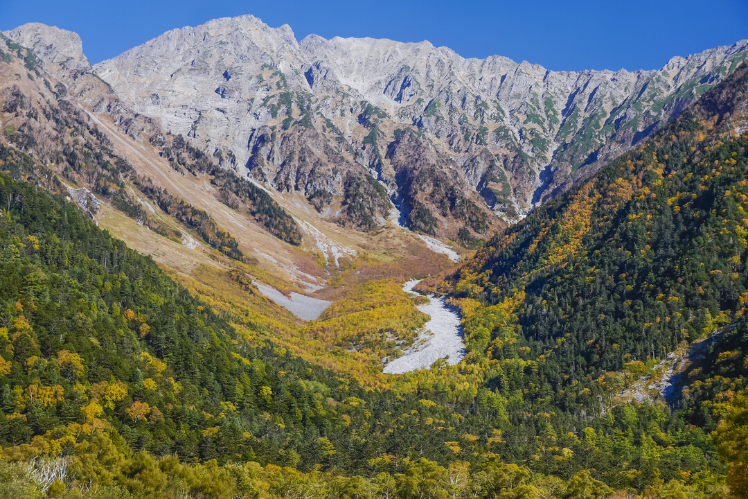 山美会 羽中田晴夫 上高地穂高の朝 （奥穂高岳の最新登山情報