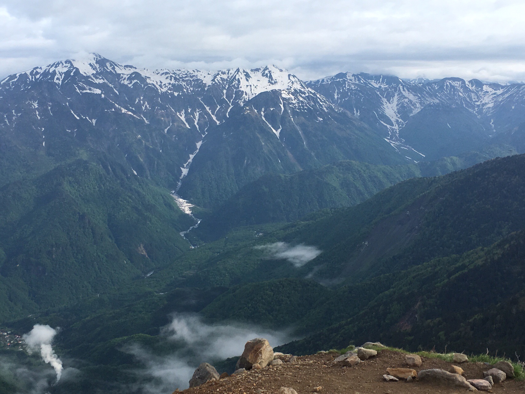 天気崩れる前に 焼岳突貫登山だ コンちゃんさんの槍ヶ岳 穂高岳 上高地の活動日記 Yamap ヤマップ