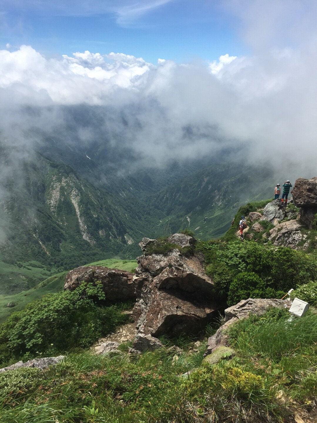 魔の山 谷川岳へ 桜花さんの谷川岳 七ツ小屋山 大源太山の活動データ Yamap ヤマップ