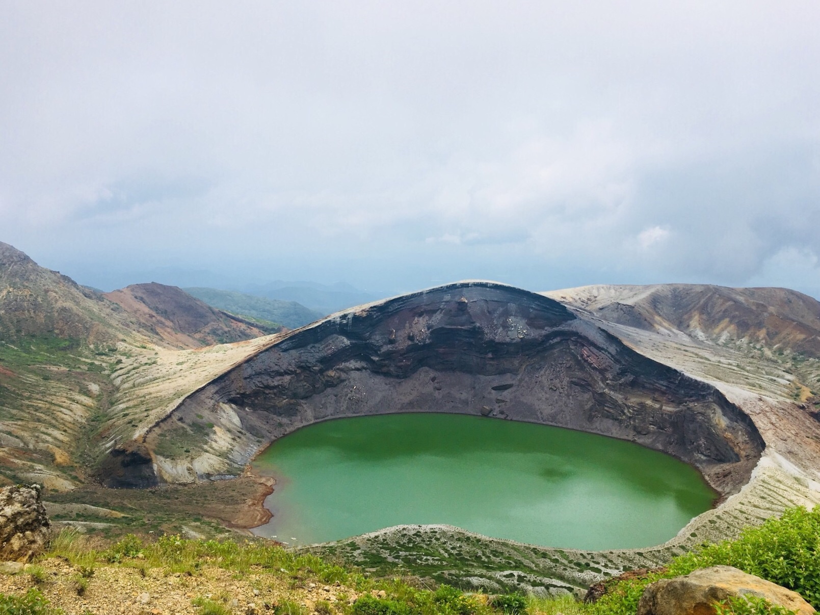 東北遠征 御釜を見に蔵王連峰 Owliverさんの蔵王山 雁戸山 不忘山の活動データ Yamap ヤマップ