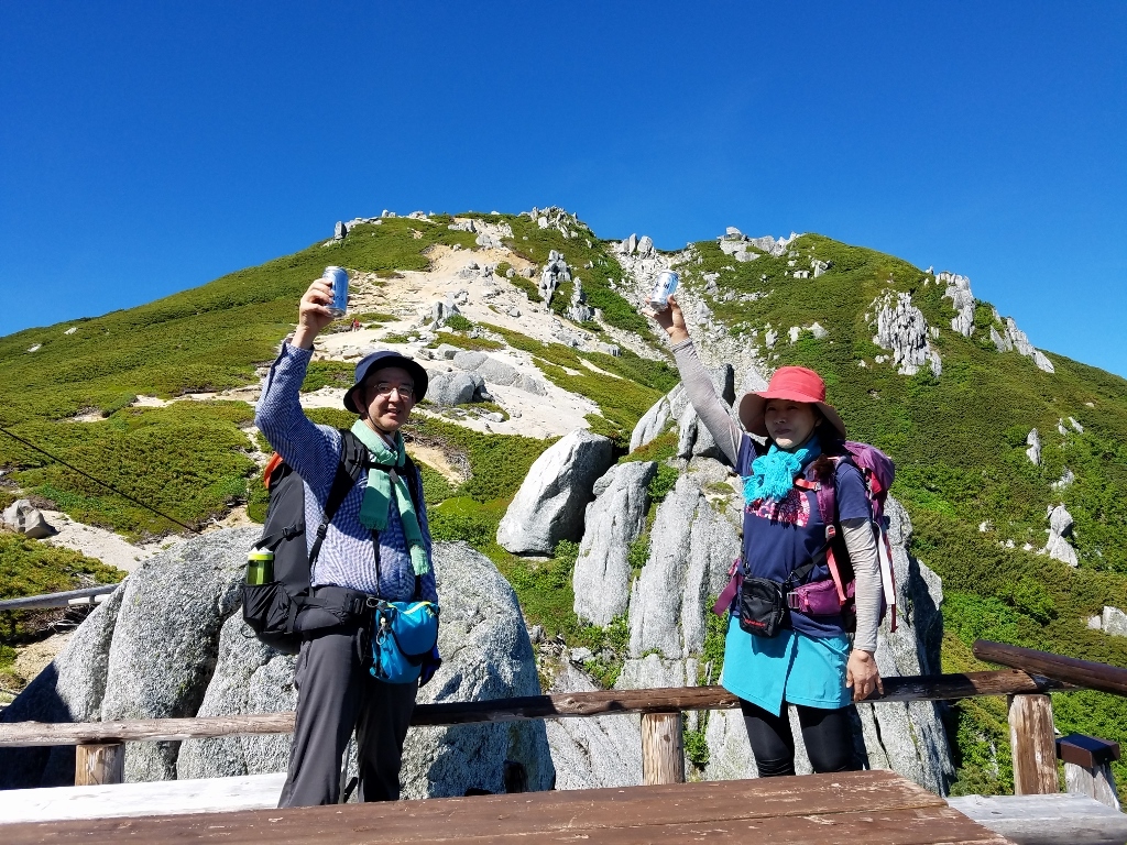 千畳敷駅 木曽殿山荘 空木岳 菅の台バスセンター よっちゃんさんの木曽駒ヶ岳 空木岳 越百山の活動データ Yamap ヤマップ