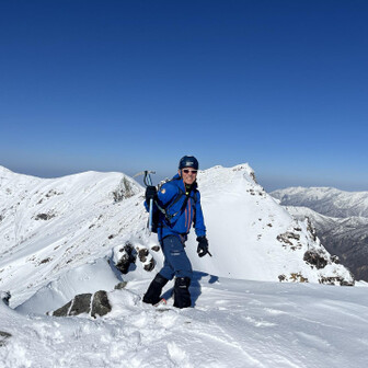 オキノ耳をバックに撮影