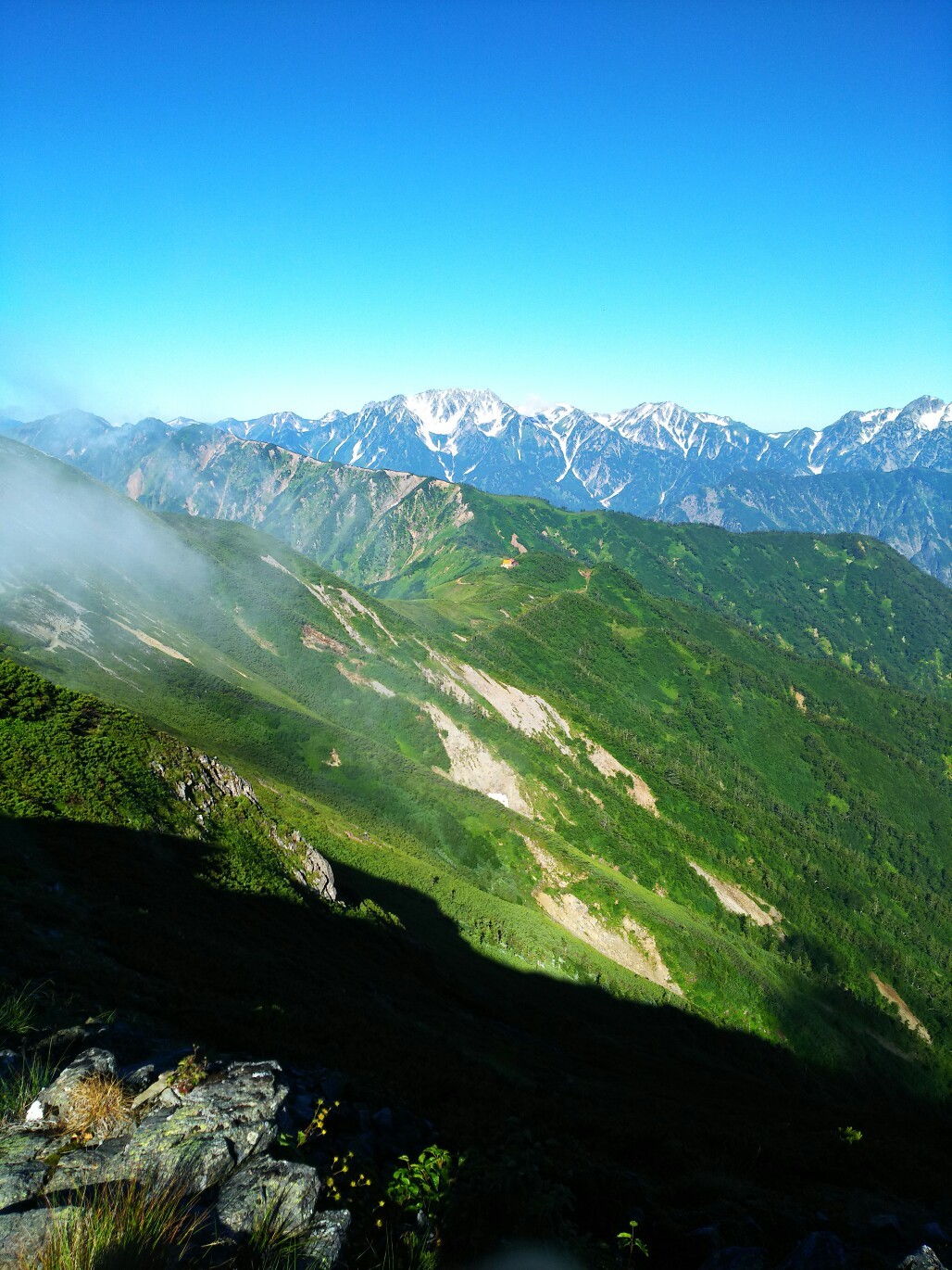 後ろ立山連峰縦走予定が 高山病で撤退 しろさんの鹿島槍ヶ岳 五竜岳 五龍岳 唐松岳の活動データ Yamap ヤマップ