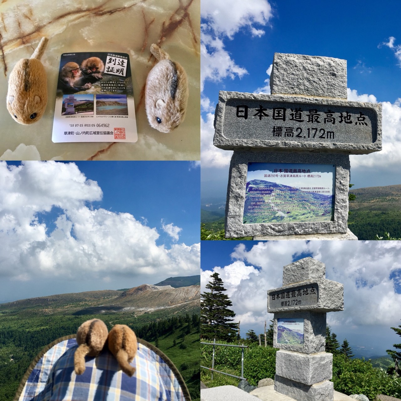 日本国道最高地点 標高2 172m うりやまさんの草津白根山 湯釜の活動データ Yamap ヤマップ
