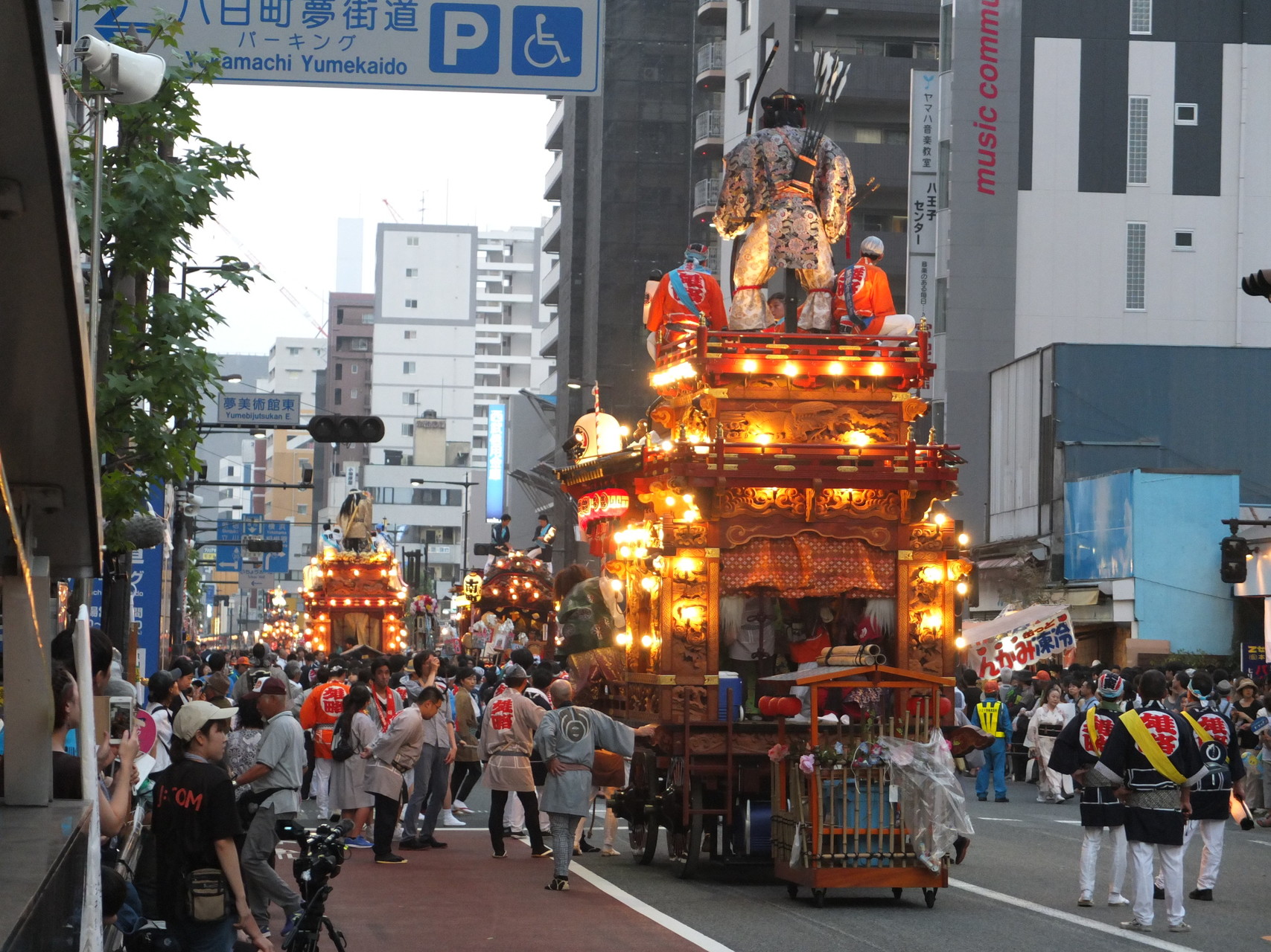 18 08 04 八王子祭り 山車 Hayakunさんの八王子市の活動データ Yamap ヤマップ