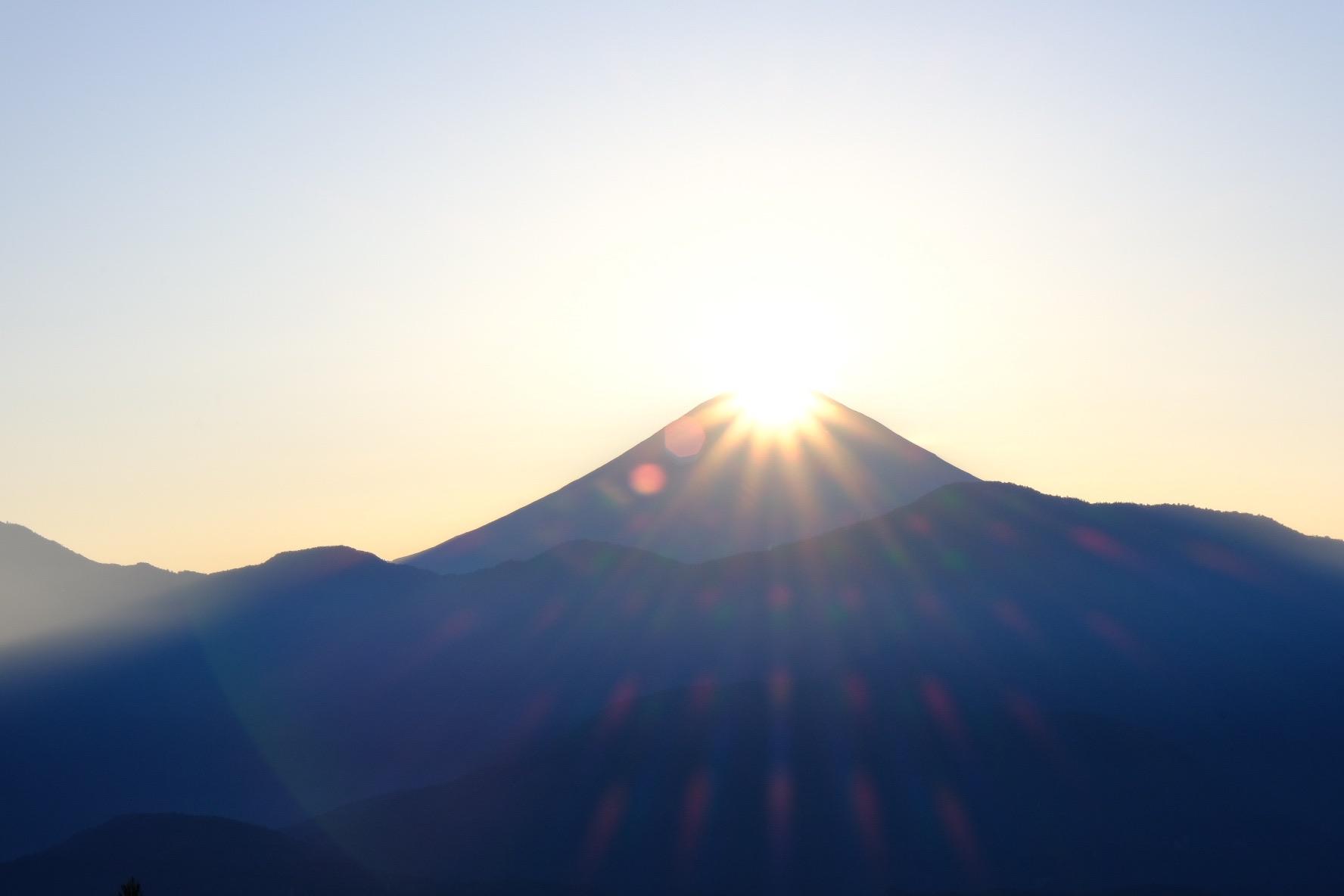 身延山 ダイヤモンド富士 / loranさんの七面山・身延山の活動データ YAMAP / ヤマップ