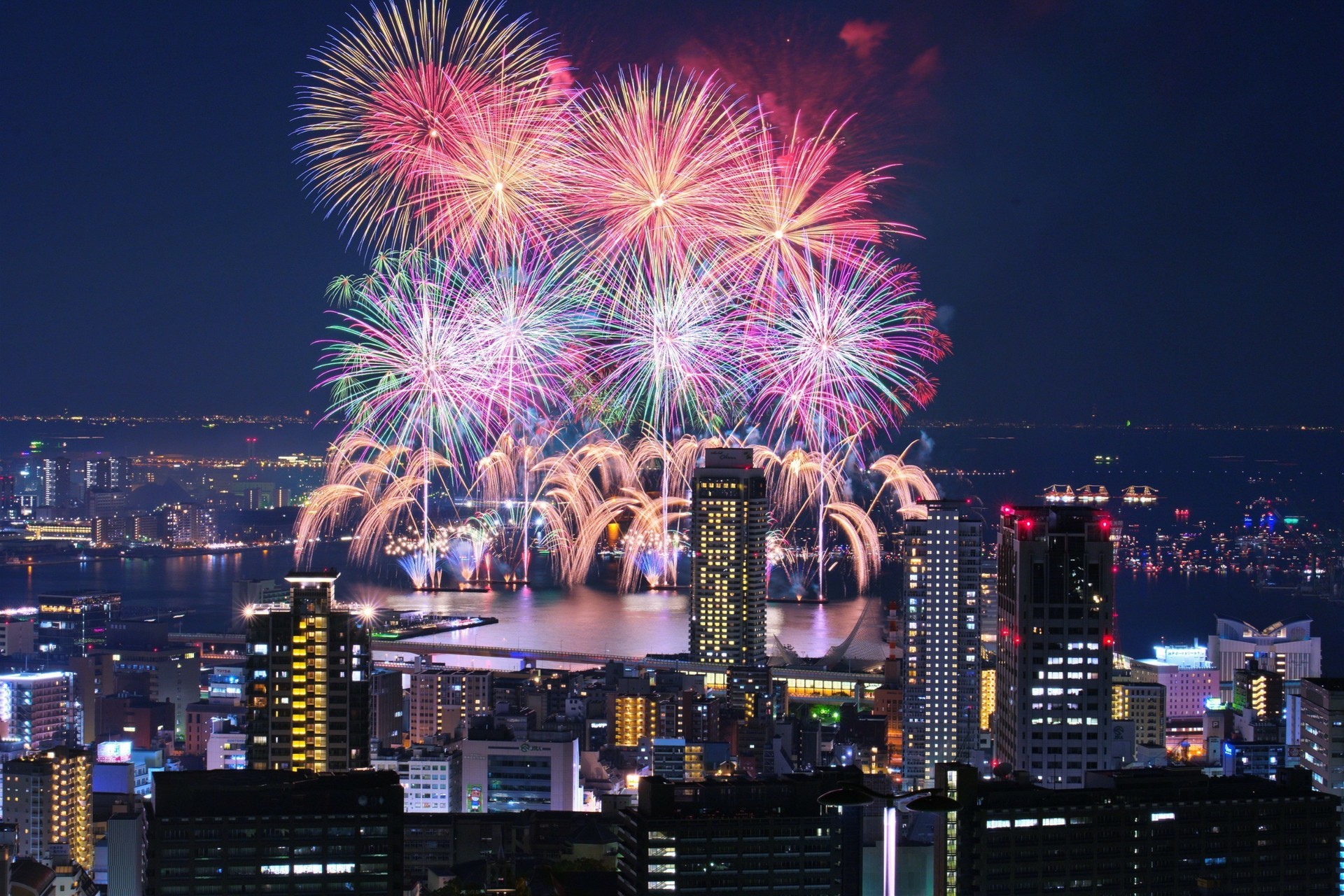 みなとこうべ海上花火大会 あおちゃんさんの神戸市の活動データ Yamap ヤマップ