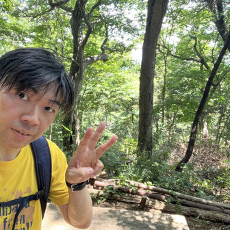 ③泰光寺山　手前に鬼階段あり