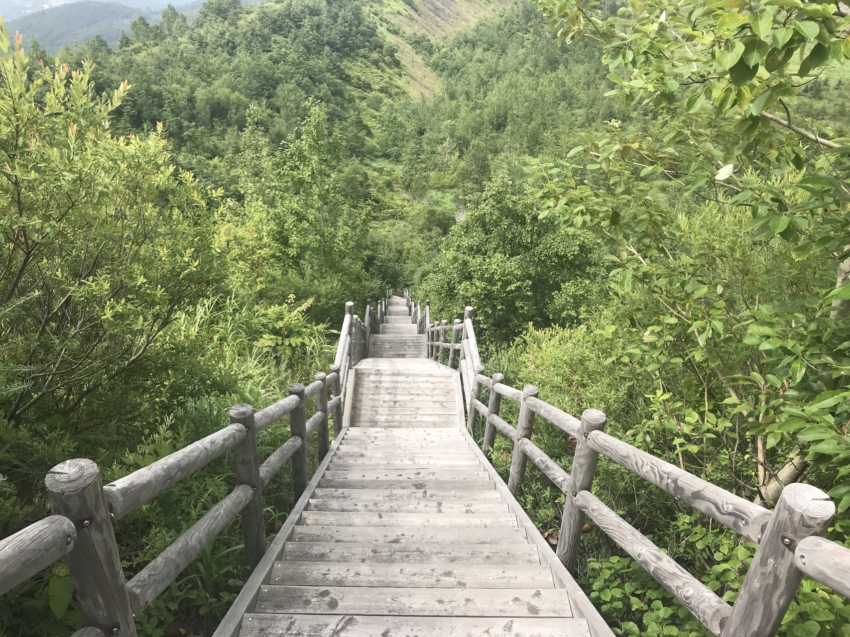 有珠山 北海道 階段に吸い込まれる おちけんさんの有珠山の活動データ Yamap ヤマップ