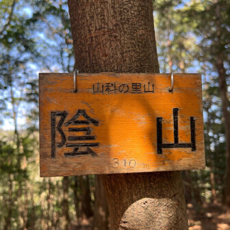 大文字山・如意ヶ嶽・稲荷山 陰山山頂。林間コースなので涼しい。