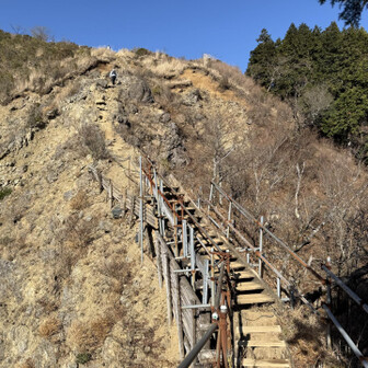 表尾根でこの辺りが一番きつかったです。