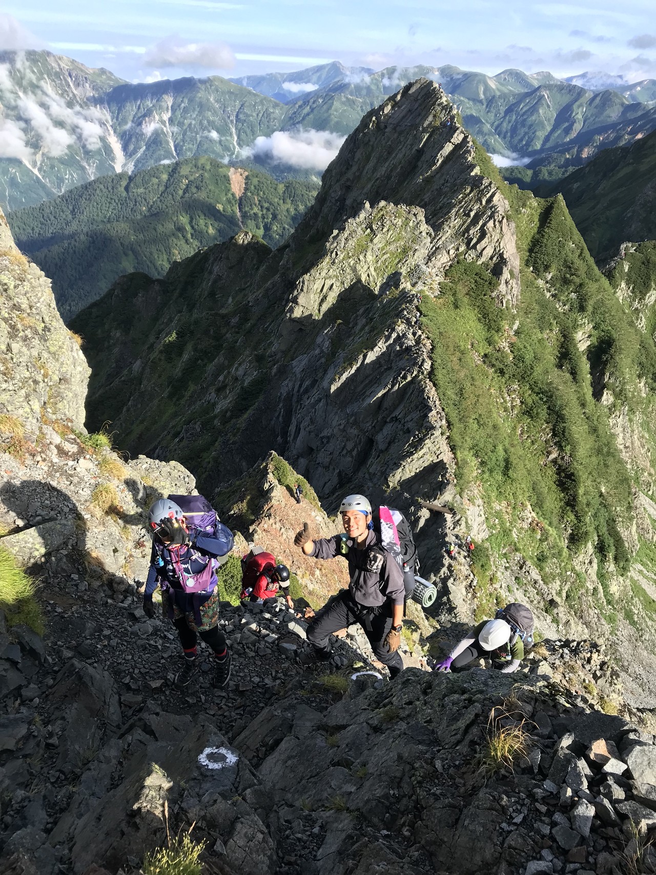 新穂高 南岳新道 大キレット 白出沢 Shin0609さんの槍ヶ岳 穂高岳 上高地の活動日記 Yamap ヤマップ
