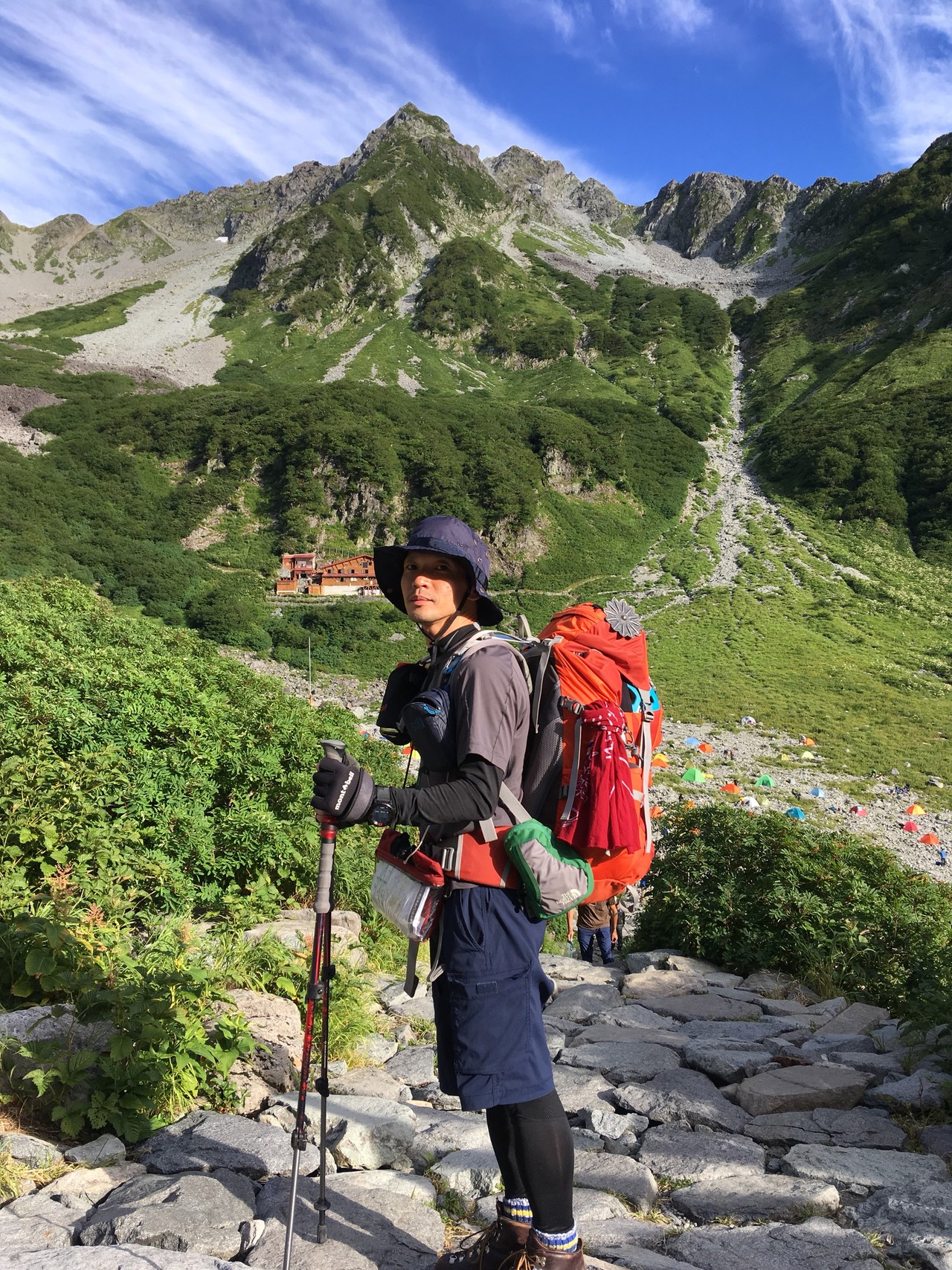 単独行 上高地 槍ヶ岳 大キレット 涸沢岳 涸沢カール 神降地 ひろきさんの槍ヶ岳 穂高岳 上高地の活動データ Yamap ヤマップ