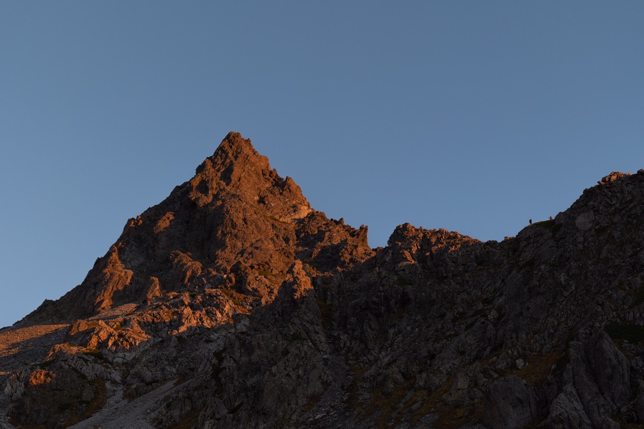 槍の穂先で地震に遭遇 槍ヶ岳テント泊 だーますさんの槍ヶ岳 穂高岳 上高地の活動データ Yamap ヤマップ