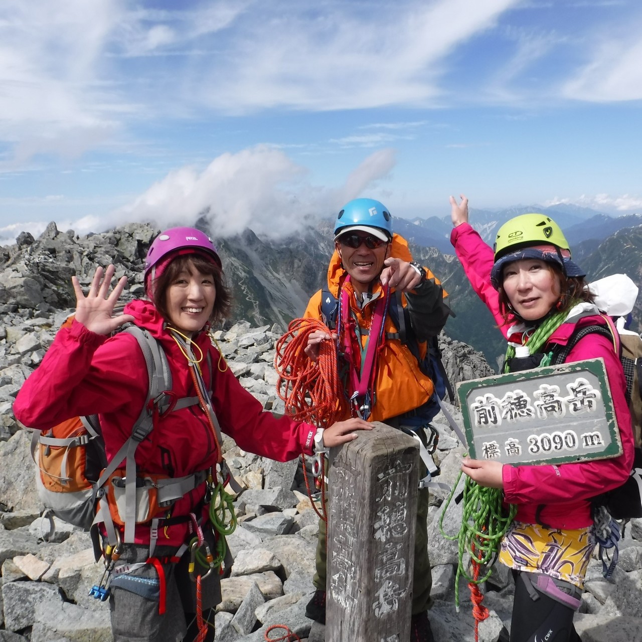 18 9 5 6前穂高岳北尾根 ともさんの槍ヶ岳 穂高岳 上高地の活動データ Yamap ヤマップ