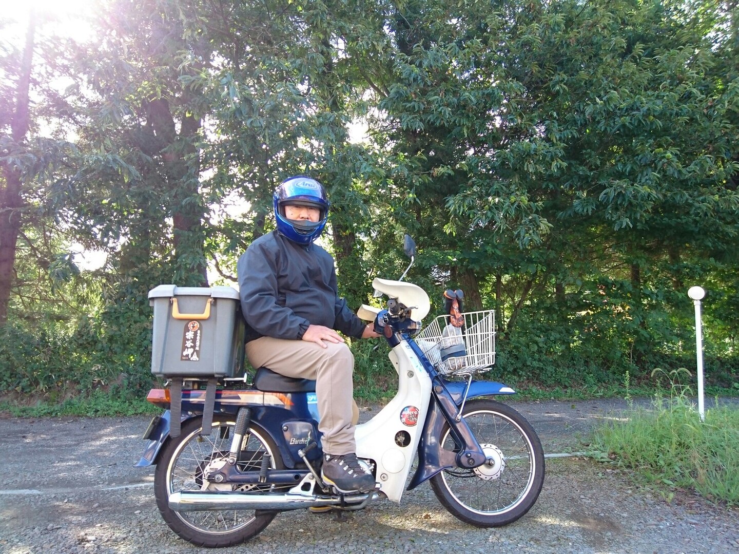 超マニアックなスズキのカブに乗って階上岳 / おじさんライダーさんの 