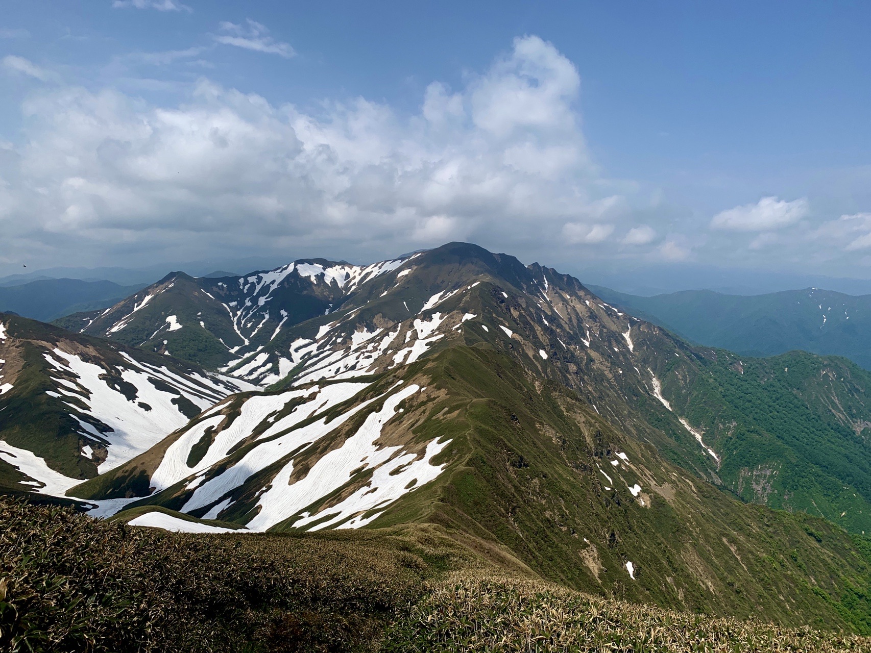 吾策新道から谷川連峰周回 万太郎山 谷川岳 茂倉岳 むらさんの谷川岳 七ツ小屋山 大源太山の活動データ Yamap ヤマップ