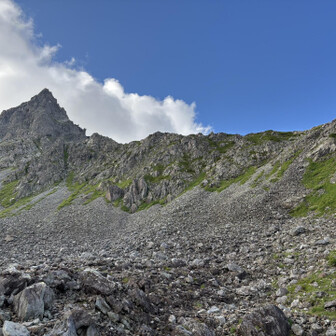 東鎌尾根からの槍ヶ岳山頂☺️