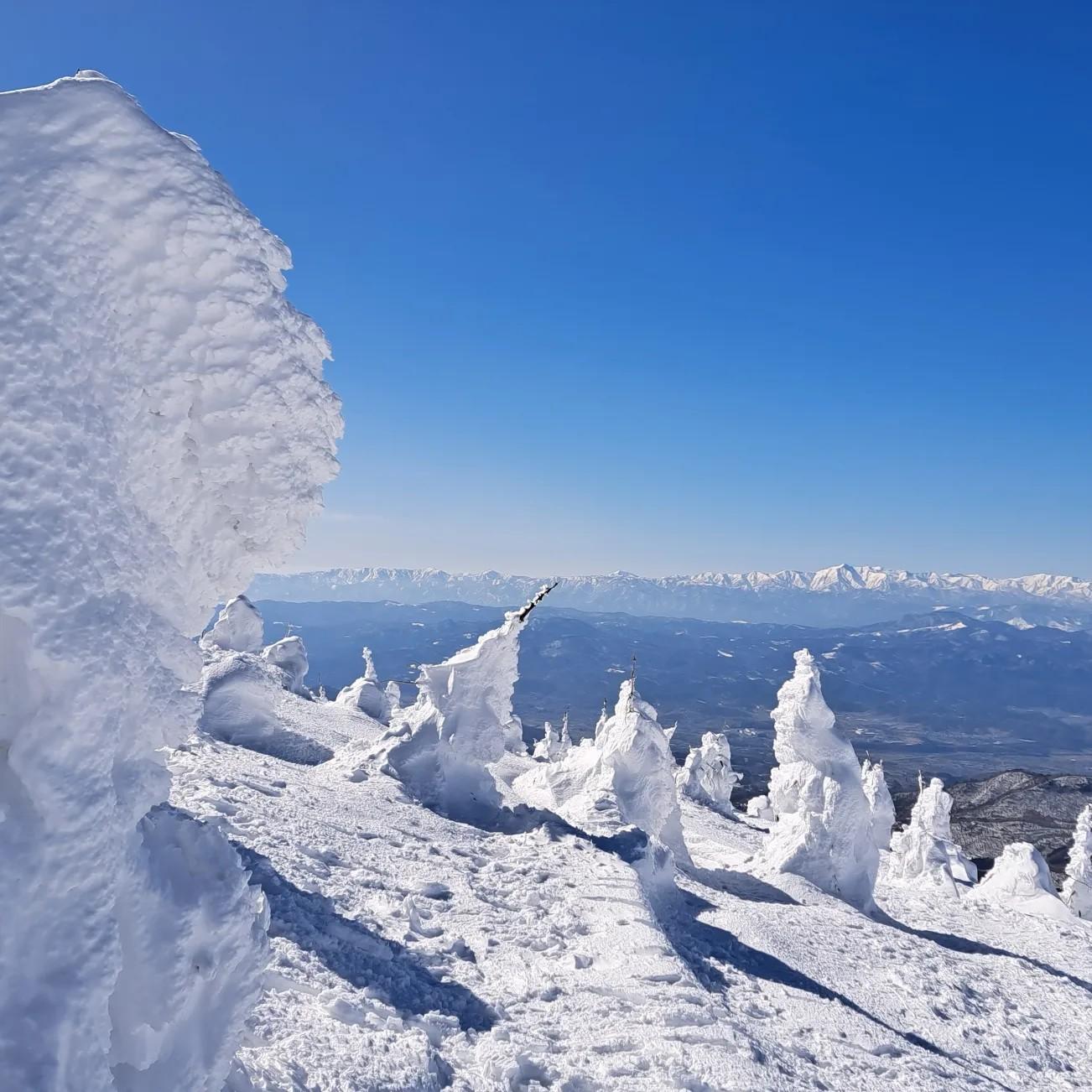 蔵王山・雁戸山・不忘山 素晴らしい景色の中　本当に良いお天気で蔵王を満喫出来ました✨