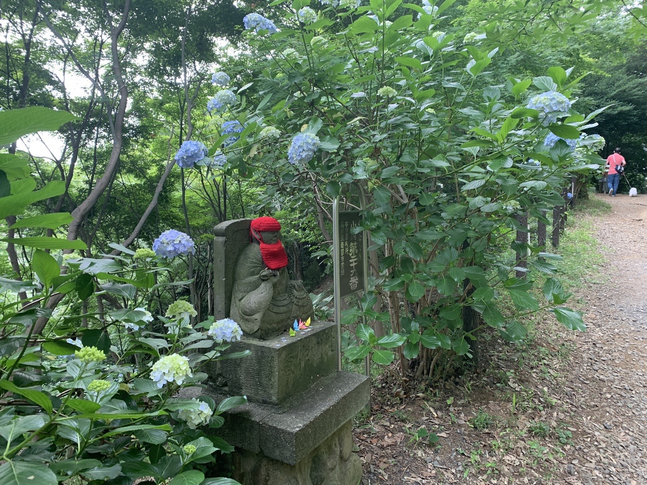 高幡不動の紫陽花と山内八十八ヶ所巡り Kusu802さんの甲州街道 府中宿 横山宿 の活動データ Yamap ヤマップ