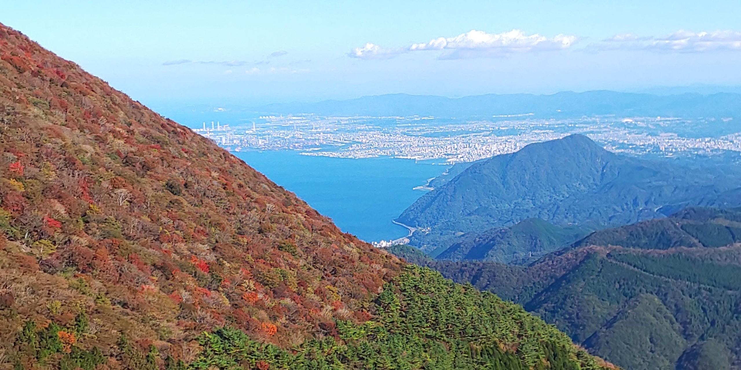 鶴見岳 眺望と紅葉と Kenri33さんの由布岳 鶴見岳の活動データ Yamap ヤマップ