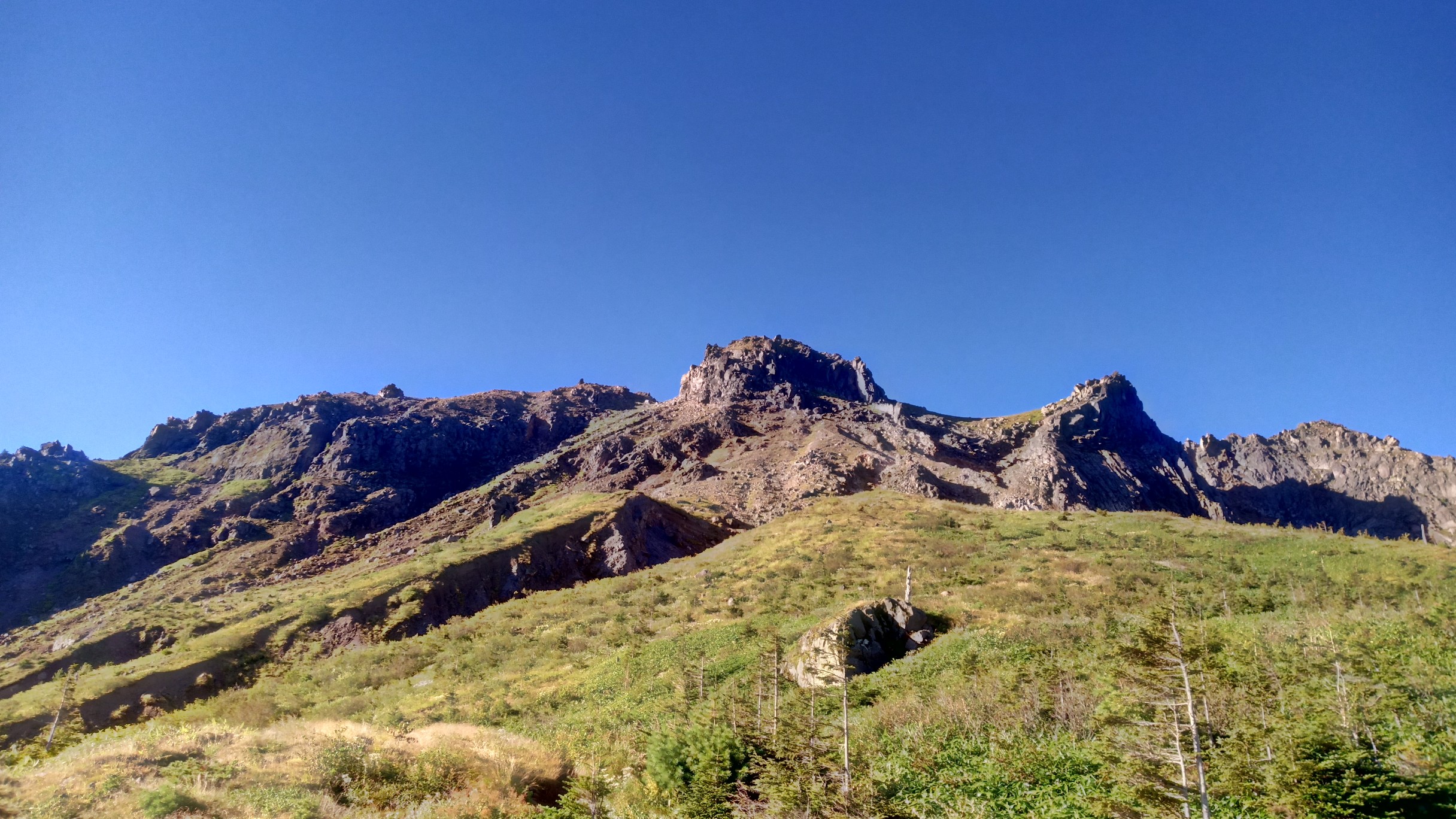 サクッと快晴の焼岳へ 焼岳北峰 中尾温泉ルート 09 05 Smさんの槍ヶ岳 穂高岳 上高地の活動データ Yamap ヤマップ