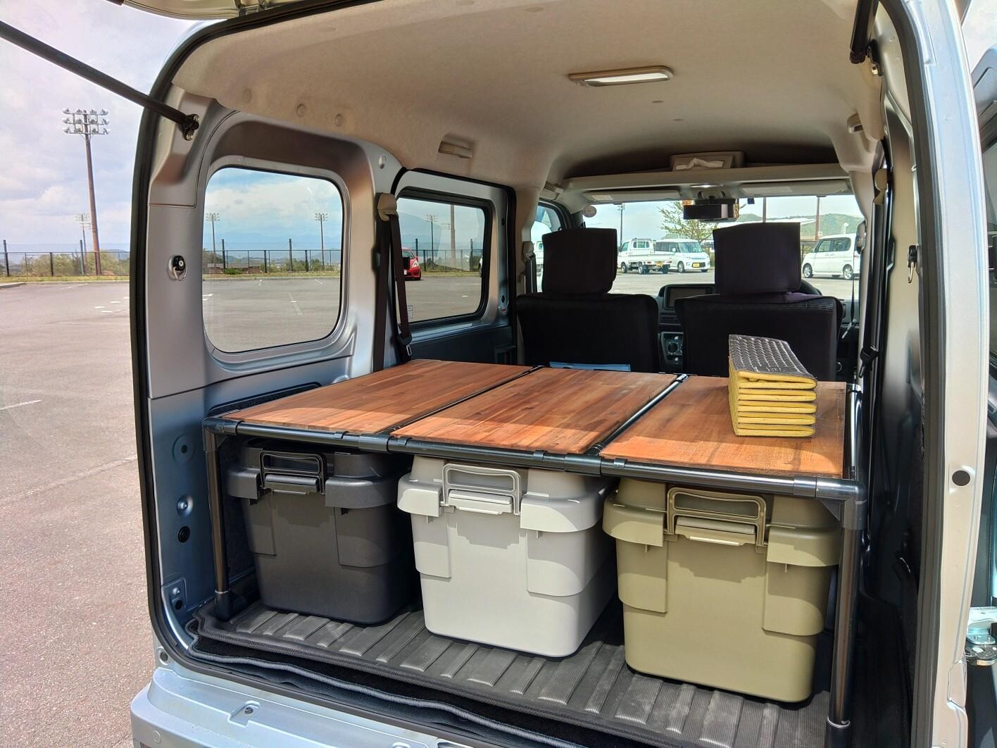 DIYで軽バン荷室に棚を作りました🚐 ... / たまちゃんさんのモーメント | YAMAP / ヤマップ