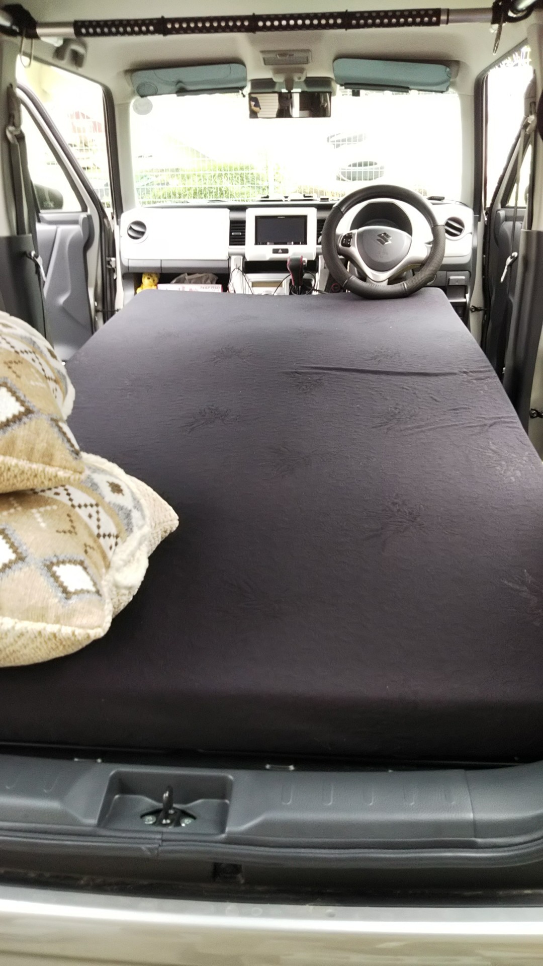 満観峰 ハスラー車中泊準備と練習 完全フラットで快適 二人でも大丈夫 ヒデさんさんの焼津アルプス 高草山 満観峰 花沢山 徳願寺山の活動日記 Yamap ヤマップ