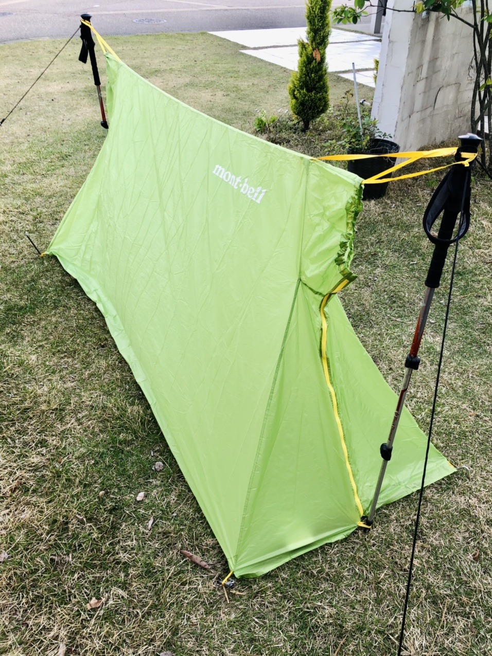 新品 モンベル mont-bell U.L.ツェルト&ツェルトポールセット