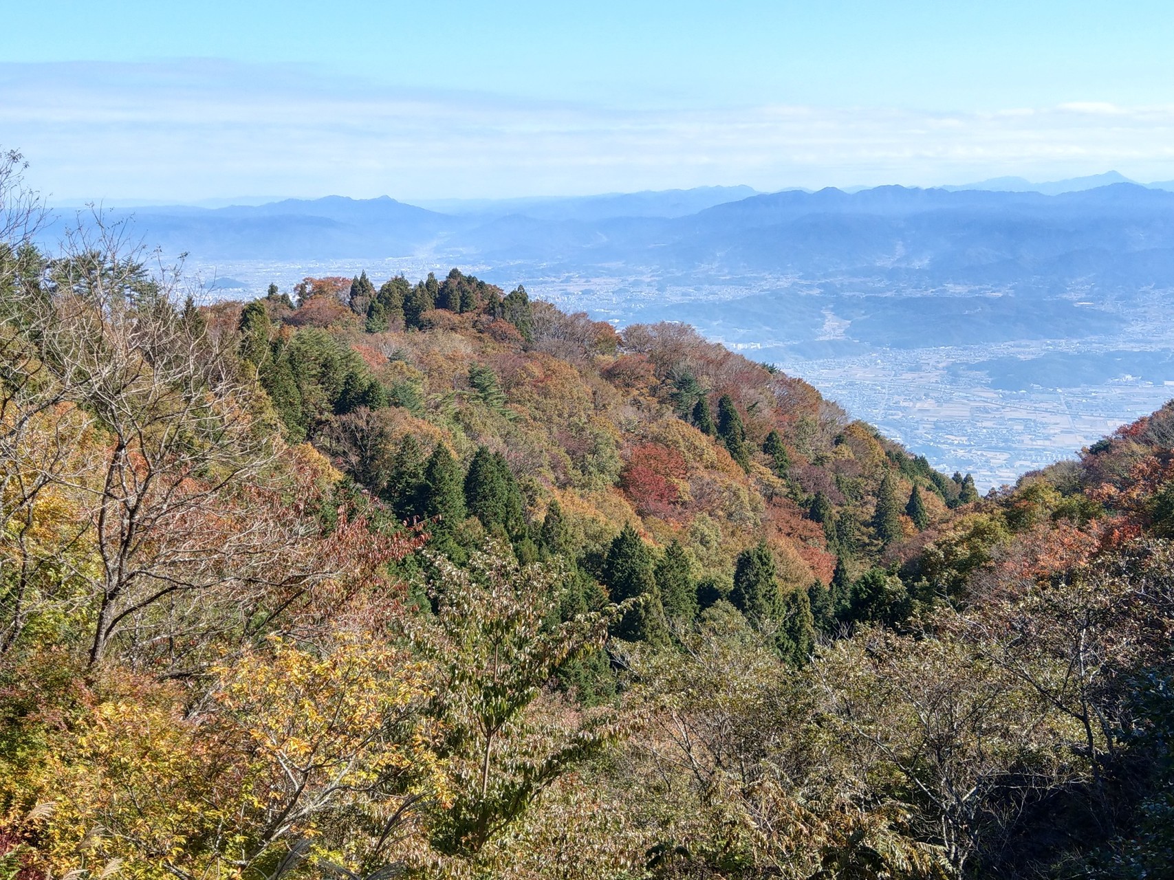 紅葉には早かった大和葛城山 みたやんさんの金剛山 二上山 大和葛城山の活動データ Yamap ヤマップ