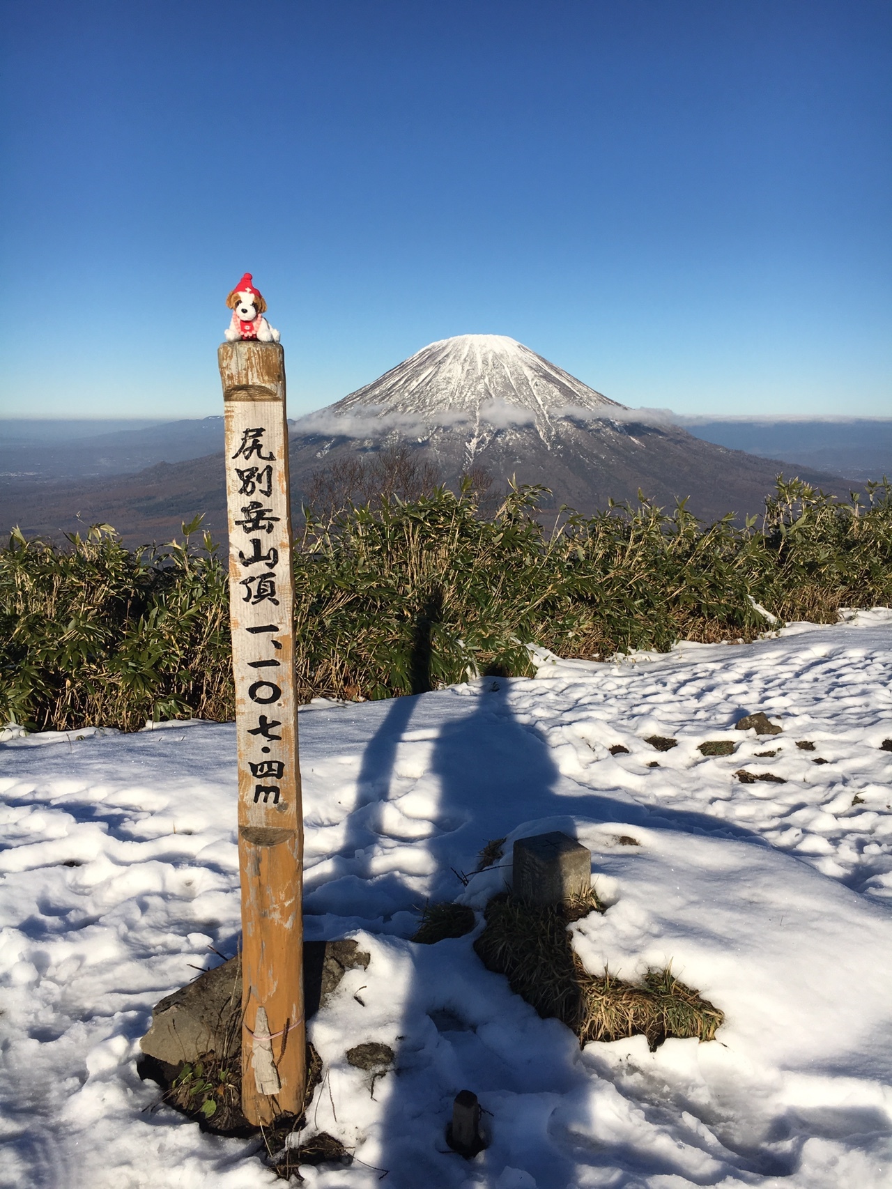 尻別岳からの羊蹄山 スイスマッターさんの尻別岳の活動データ Yamap ヤマップ