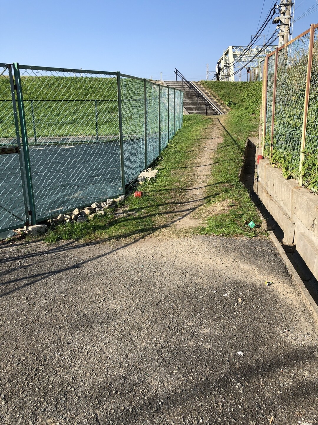 東阪神 藻川 猪名川 農業公園 大阪市の写真7枚目 藻川堤防上へ Yamap ヤマップ