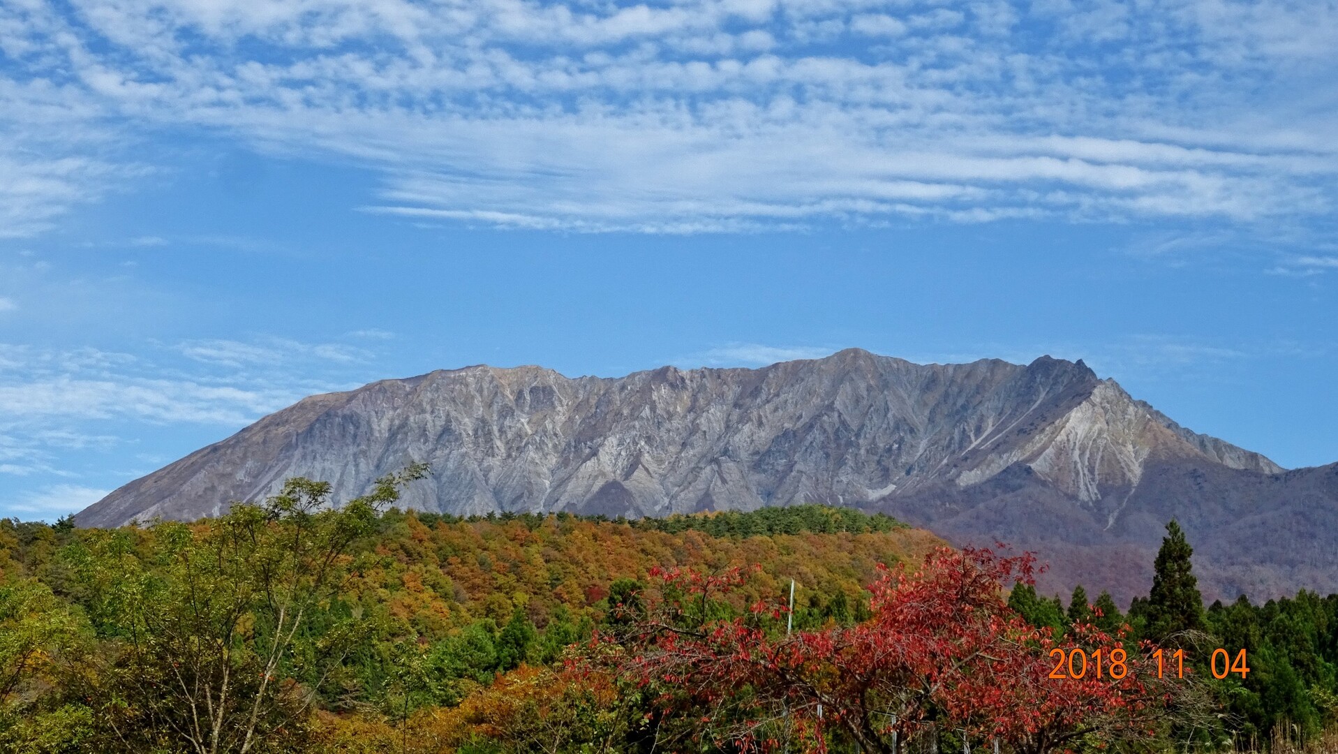 絶景 惜しくも夢ののろし台 花吹雪 さんの大山 鳥取県 甲ヶ山 野田ヶ山の活動日記 Yamap ヤマップ