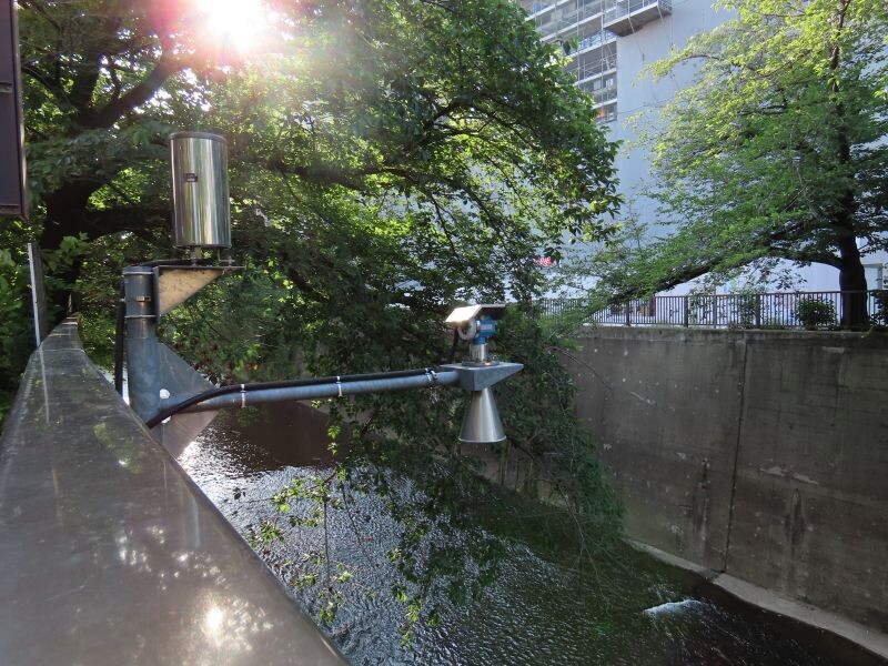 石神井川遊歩道散策 東京都23区 北エリアの写真22枚目 石神井川の水位計 氾濫を監視しています Yamap ヤマップ