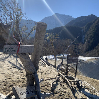 甲斐駒ヶ岳と山頂