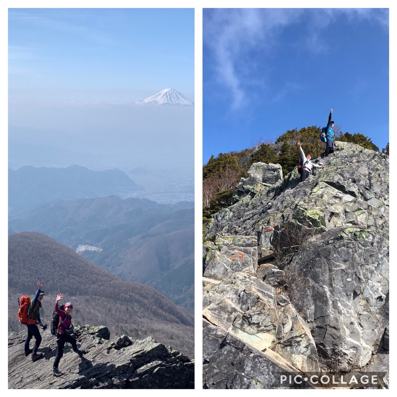 乾徳山で鎖遊び 西沢渓谷周遊 軌跡とれず の豪華2本立て満喫山行 めっちょさんの乾徳山 黒金山の活動データ Yamap ヤマップ