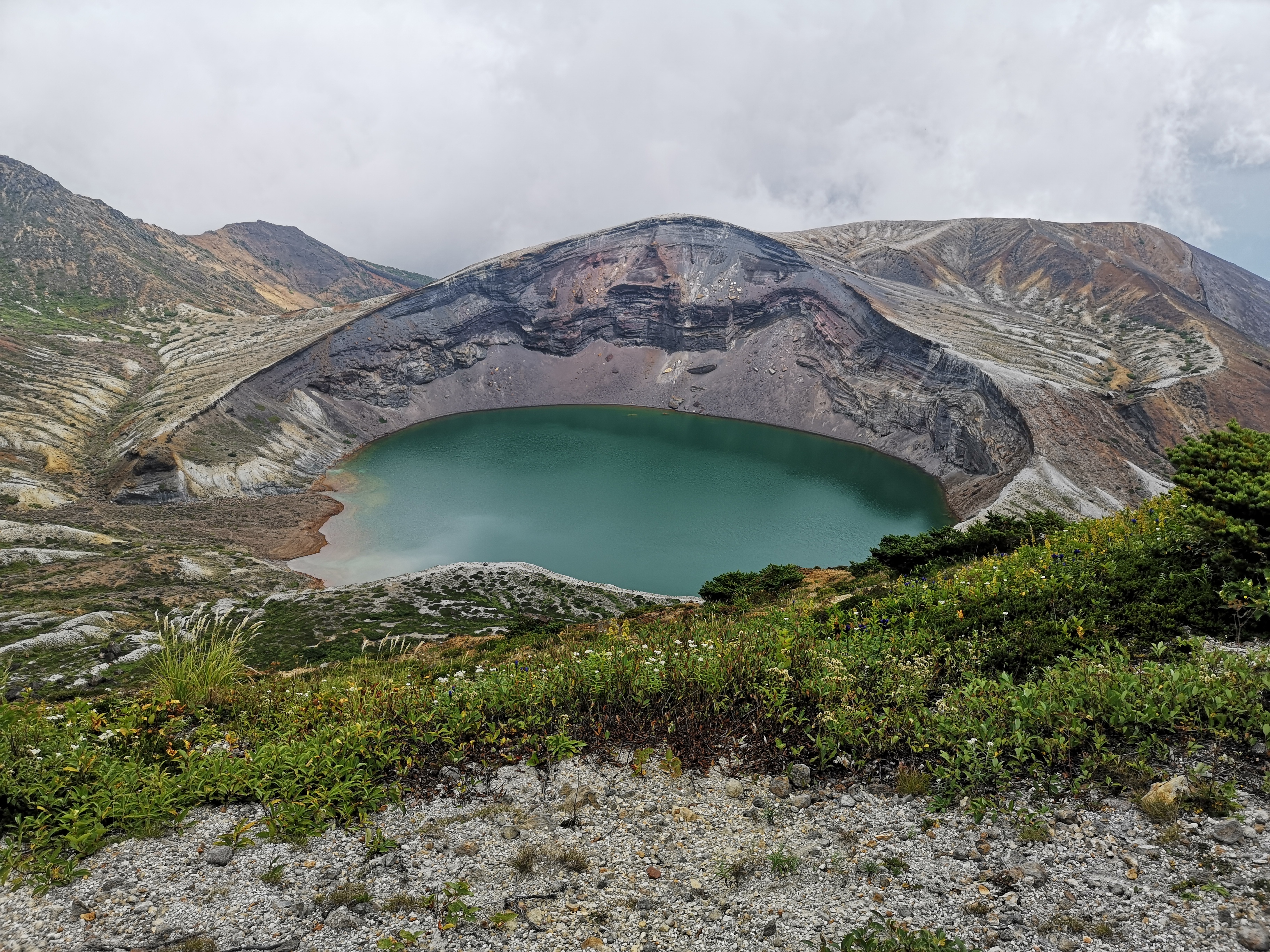 なんだか忙しい天気だった 蔵王山 熊野岳 刈田岳 ほっとミルクさんの蔵王山 雁戸山 不忘山の活動データ Yamap ヤマップ