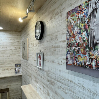 鳩吹山 おしゃれな店内でいただきました