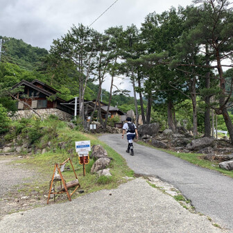 燕岳・餓鬼岳・唐沢岳 登山口のある湯原の湯
下山後は、ここの温泉で汗を流す
