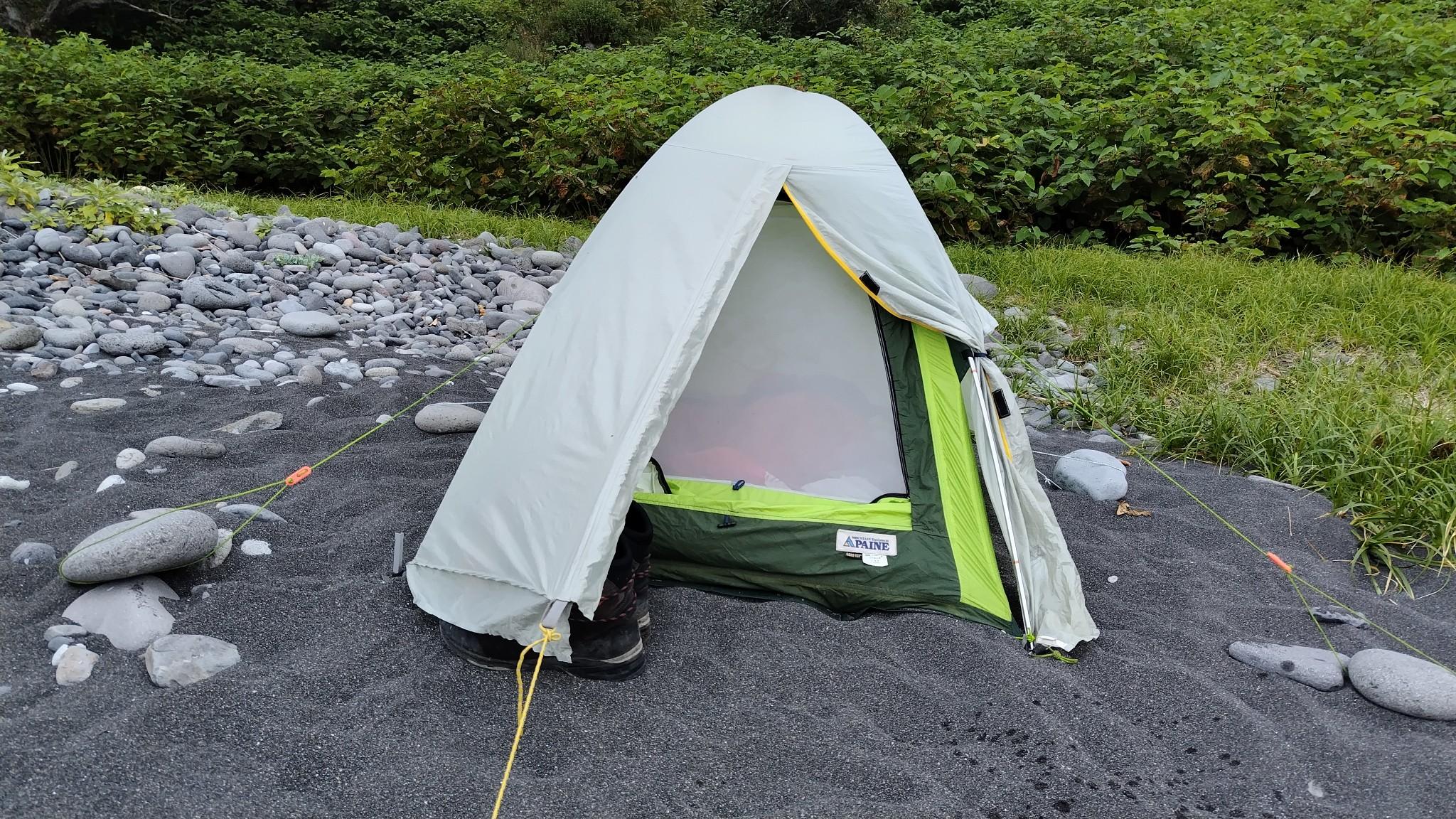 本日と明日のお宿が完成。