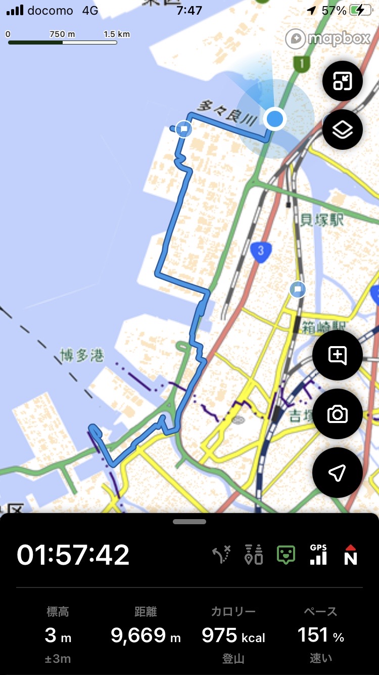 2416東区港倉庫 としぞうさんの 公式 福岡市 防災情報含む の活動日記 Yamap ヤマップ