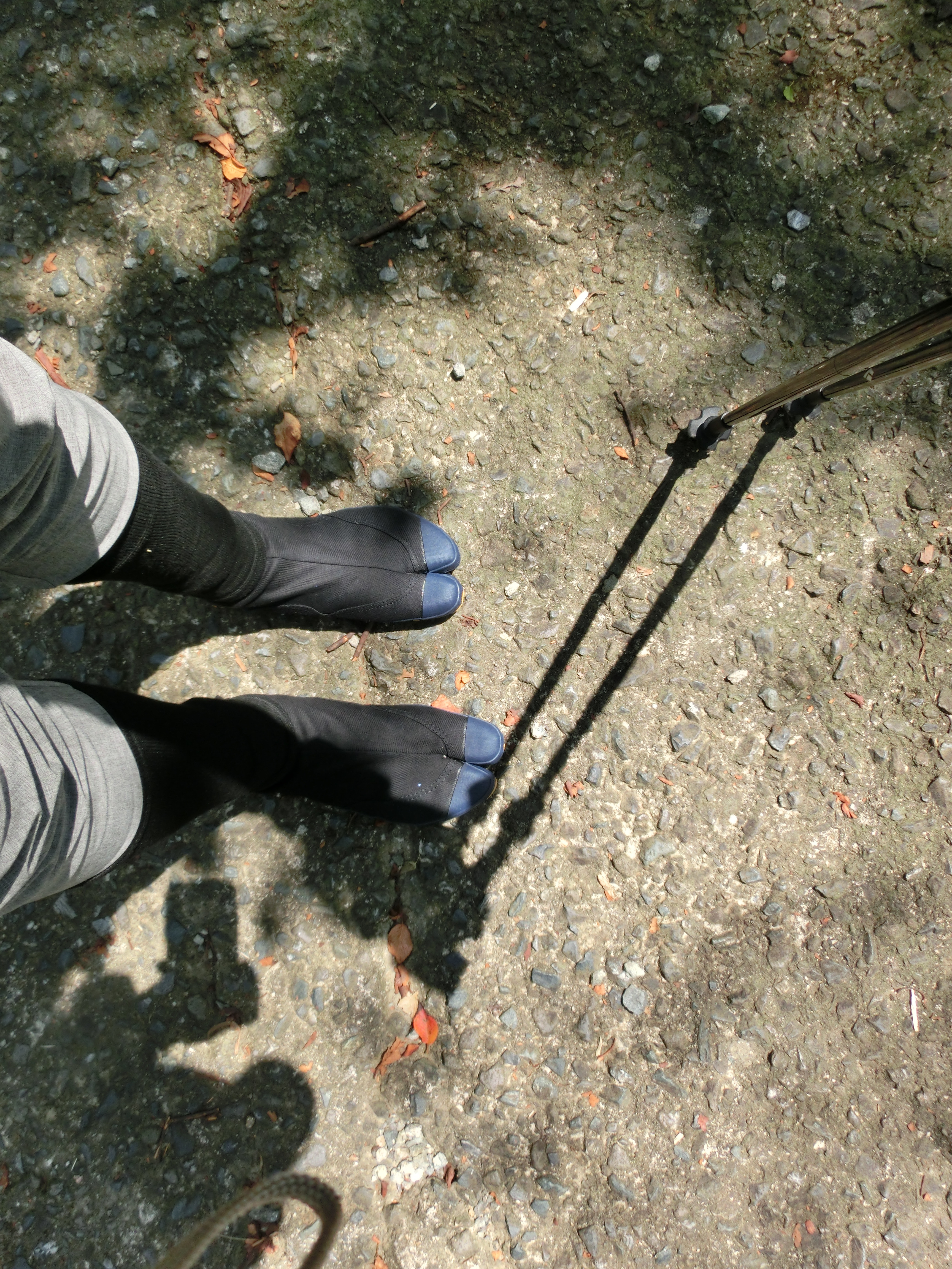 地下足袋の試し履き In 金立山 ゲッコーさんの金立山 金敷城山の活動データ Yamap ヤマップ