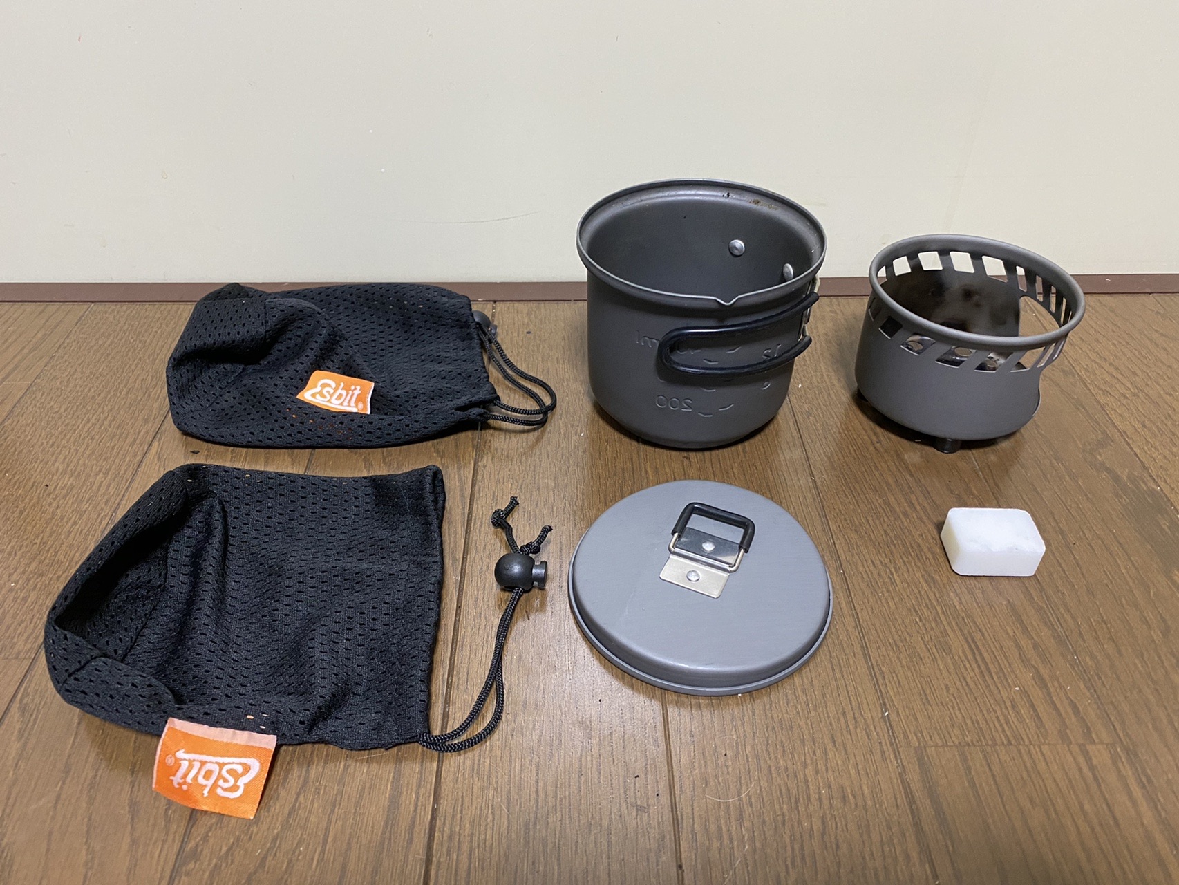 チタンマグ　クッカー　メスティン　ポケットストーブ チタンマグ クッカー メスティン ポケットストーブ