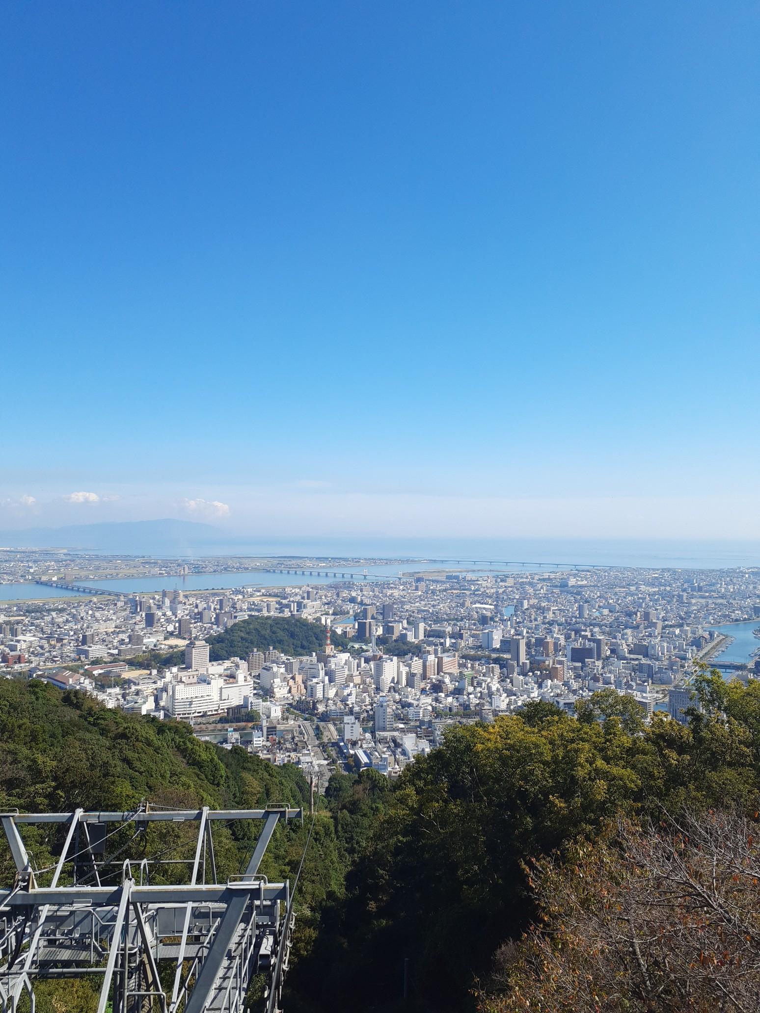 眉山・眉山（最高点）公園までは車でロープウェイもあるよ / スタンドマンさんの眉山の活動データ YAMAP / ヤマップ