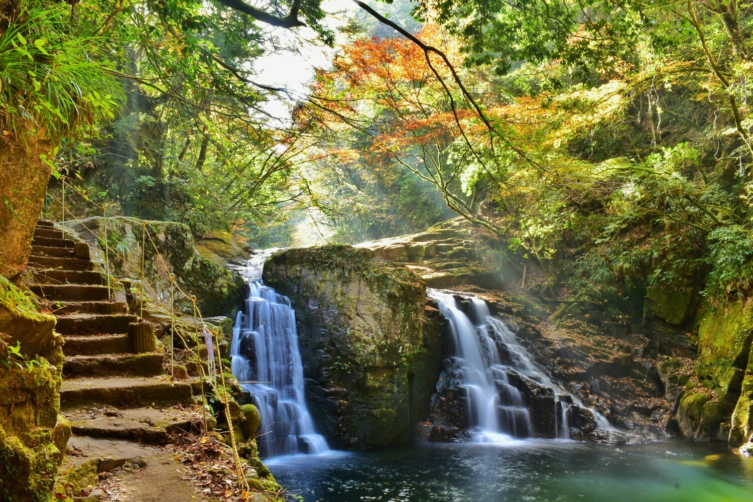 赤目滝と香落渓で紅葉締め 1155さんの長坂山 赤目四十八滝の活動データ Yamap ヤマップ