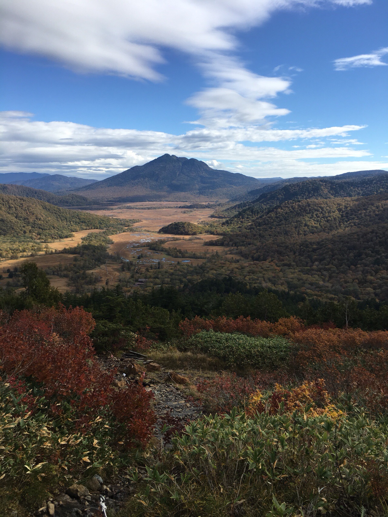 至仏山 尾瀬ヶ原の草紅葉 19 10 14 ぐんまちゃんさんの至仏山 悪沢岳 笠ヶ岳の活動日記 Yamap ヤマップ
