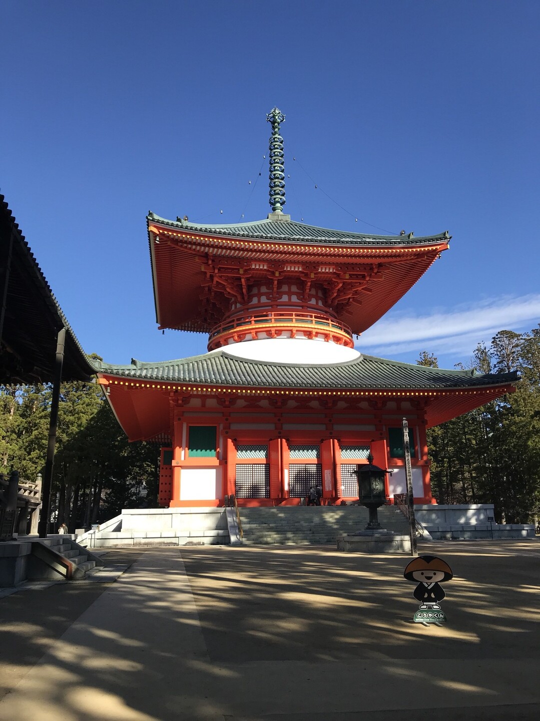 高野山東塔エッチング