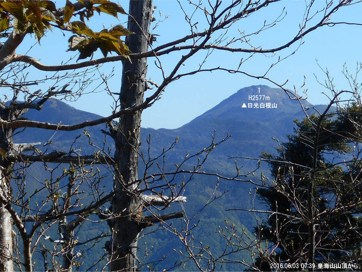 山座同定 17 皇海山から Kaさんの皇海山 袈裟丸山 庚申山の活動日記 Yamap ヤマップ